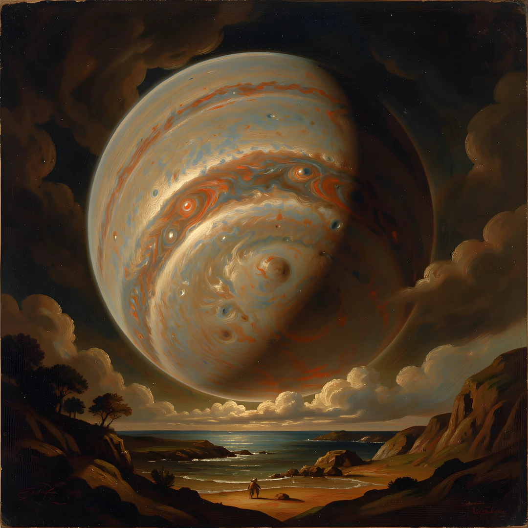 Gas Giant Sunset
