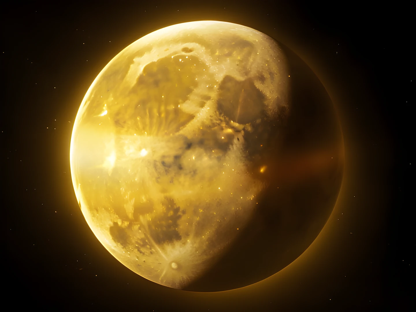 Golden Gas Halo