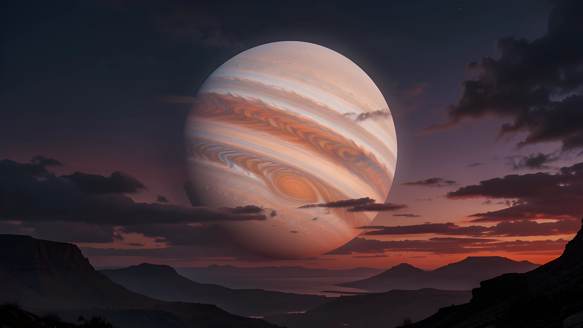 Gas Giant Eclipse