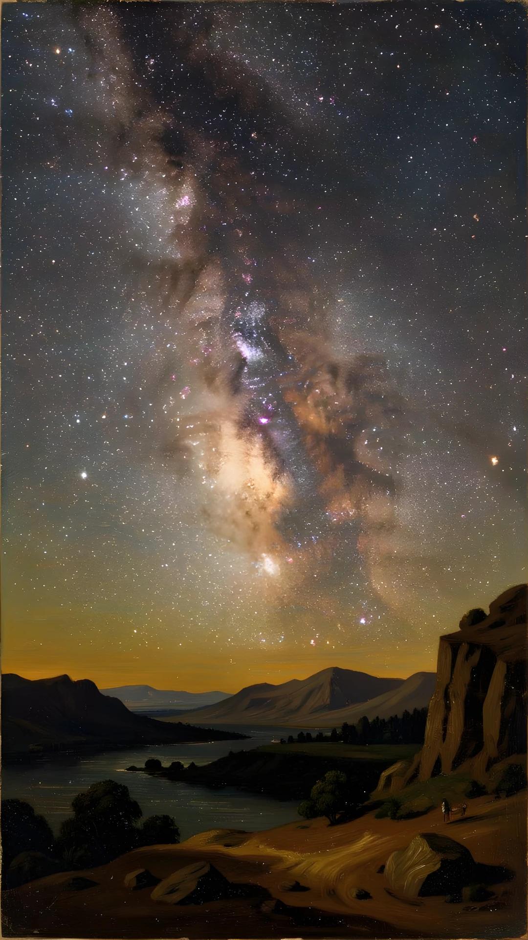 Midnight Sky Forest