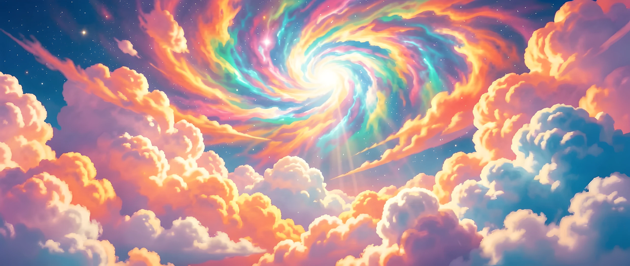 Supernova Over Clouds