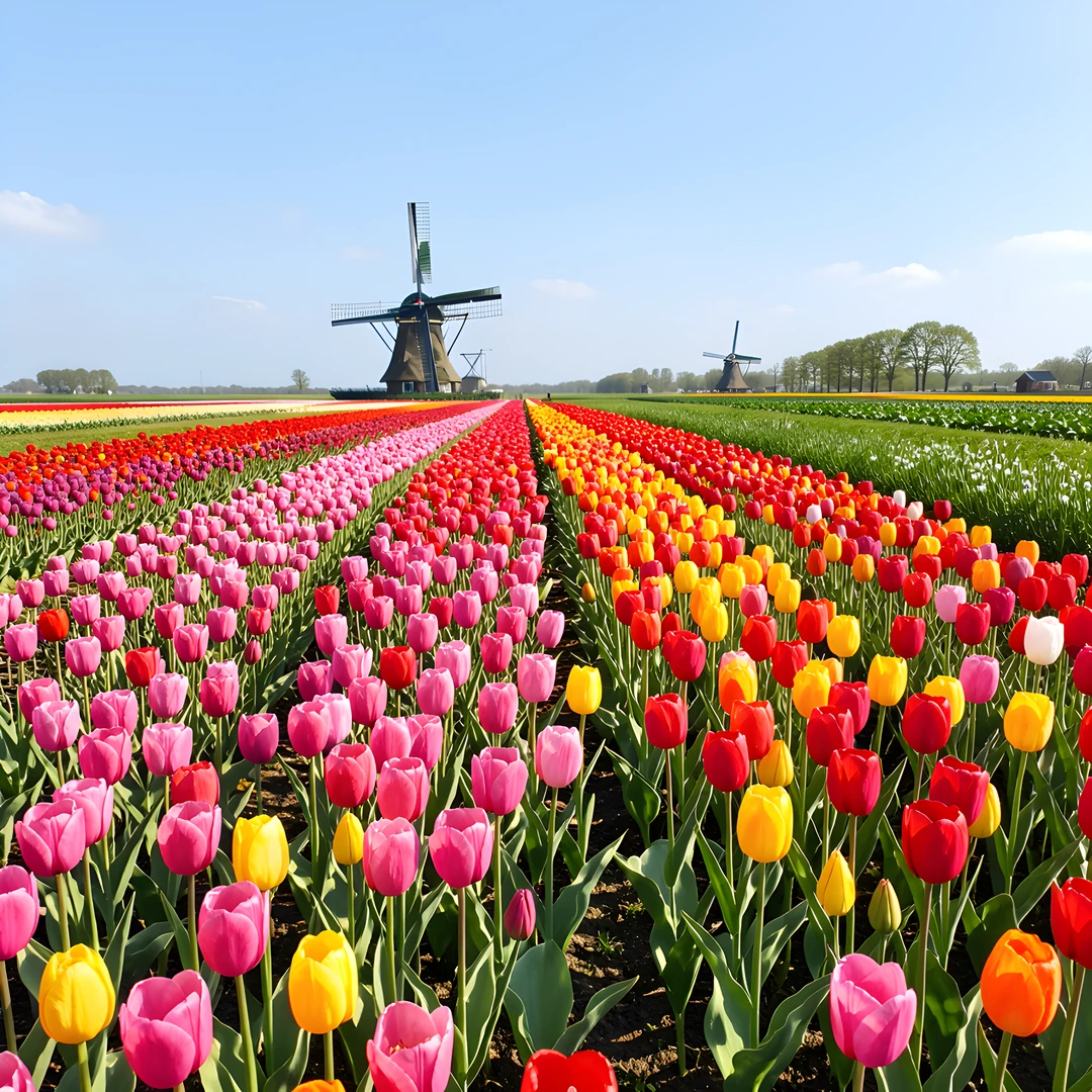 Tulip Field Bloom