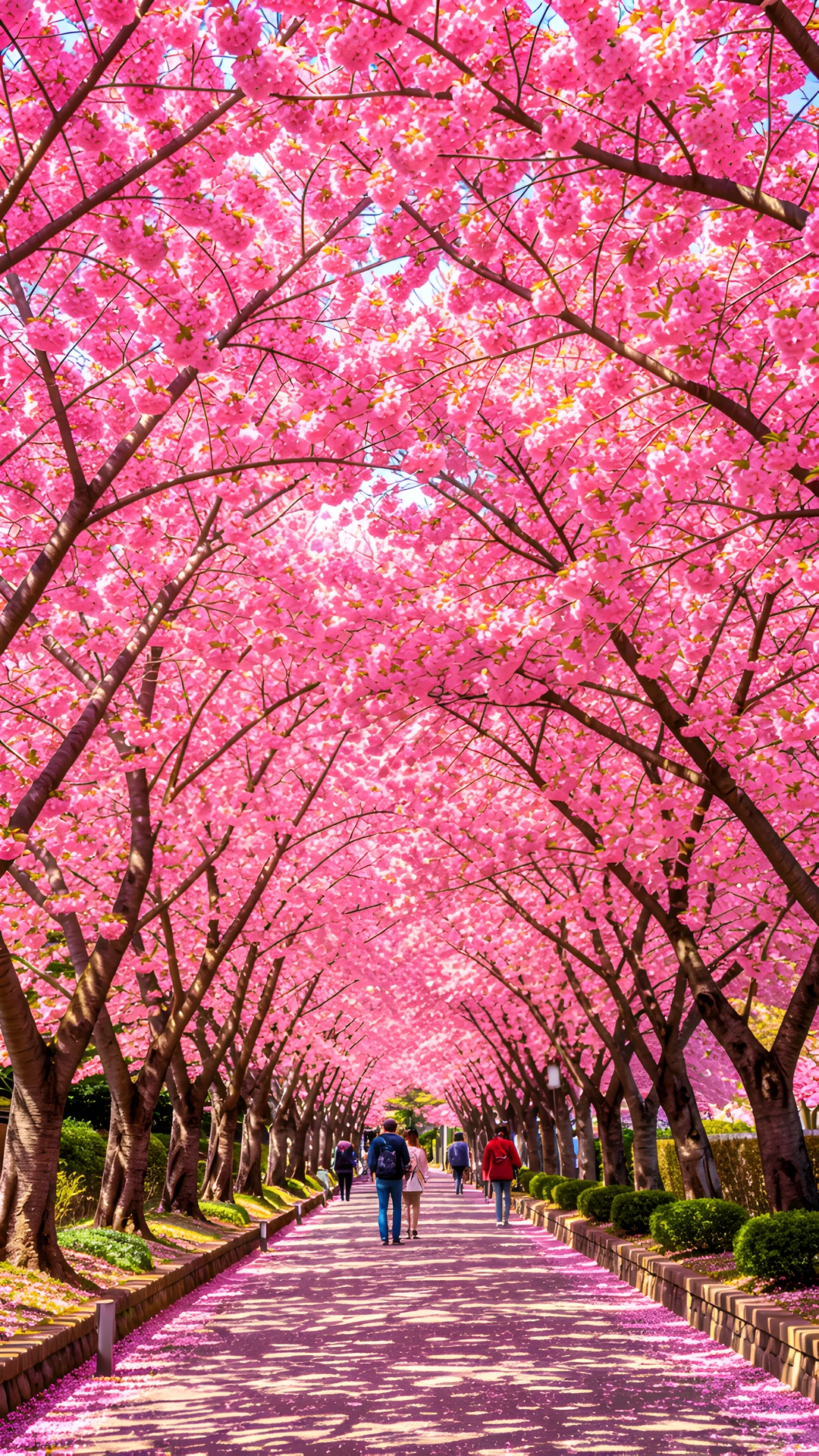 Pink Blossom Tunnel