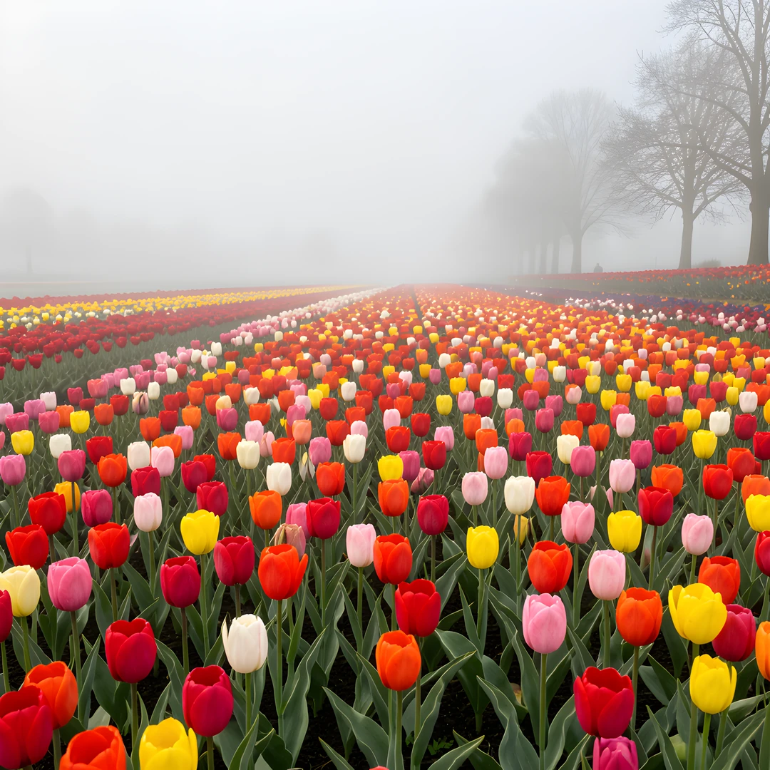 Tulip Field Bloom