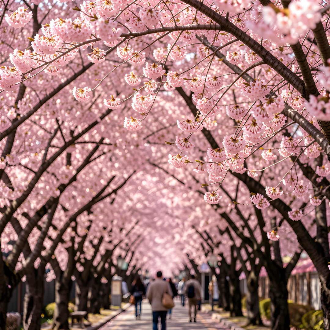 Cherry Blossom Tunnel