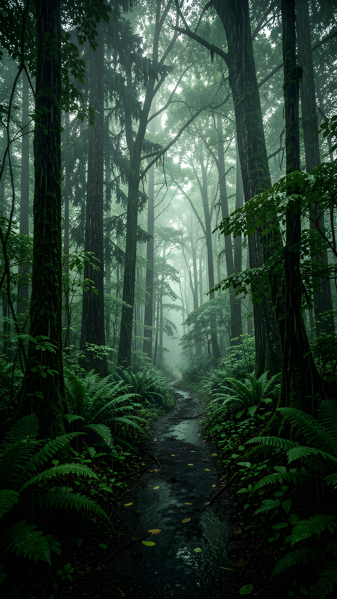Dark Forest Night