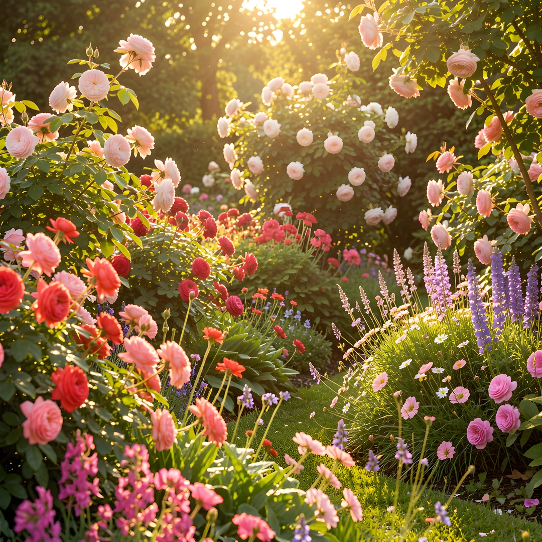 Garden Morning Glow