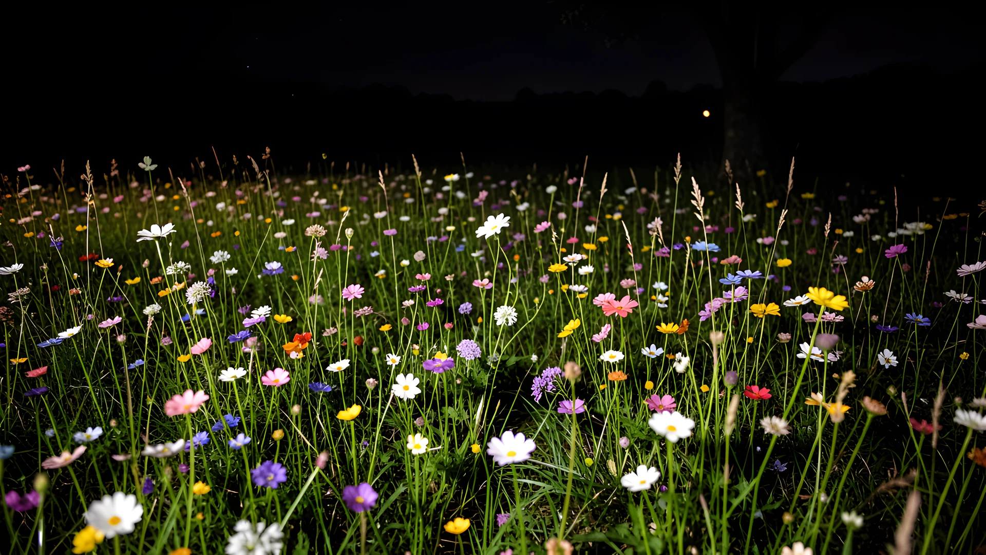 Blooming Night Sky
