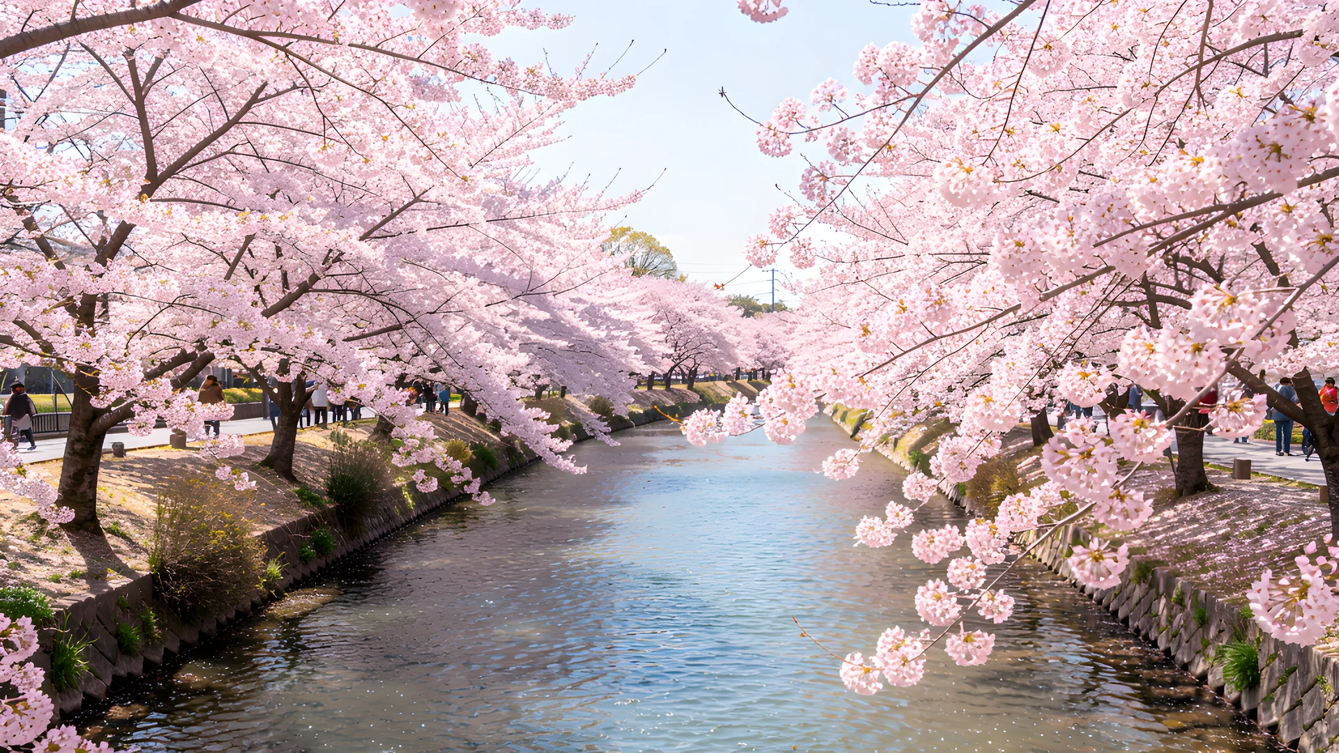 Cherry Blossom Garden