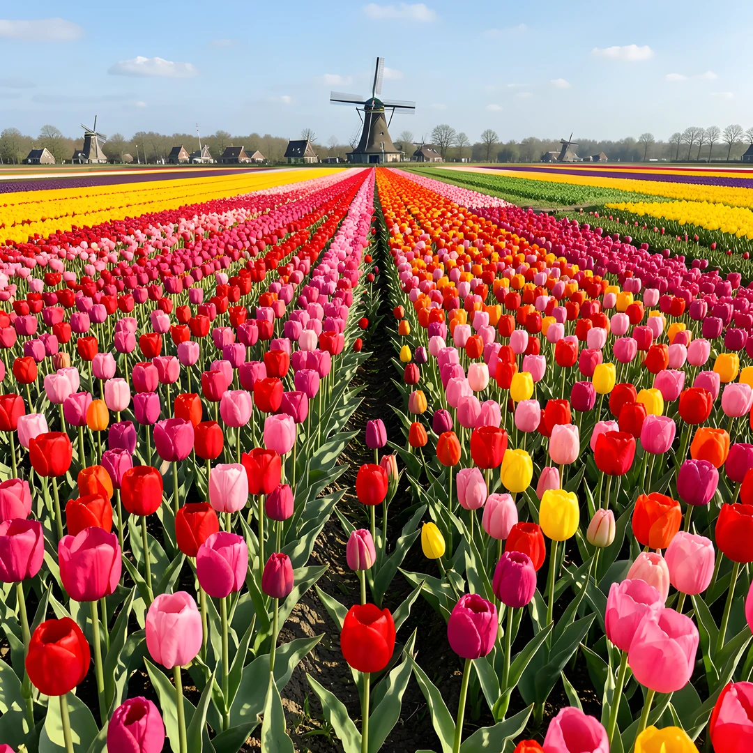 Tulip Field Sky