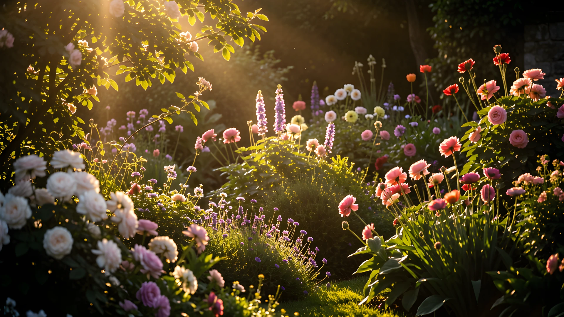 Morning Garden Bloom
