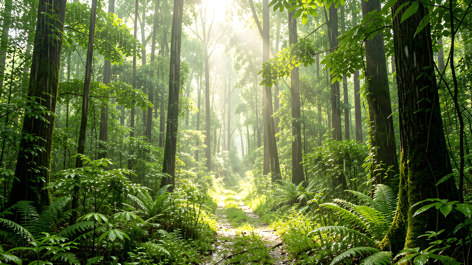 Misty Forest Morning