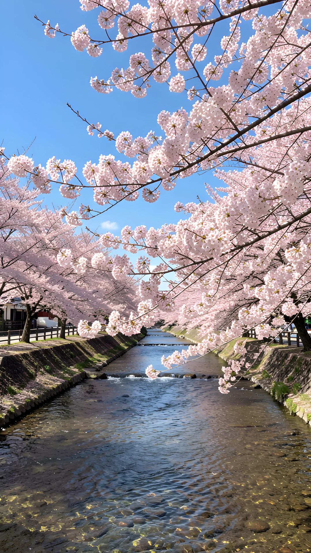 Cherry Blossom River