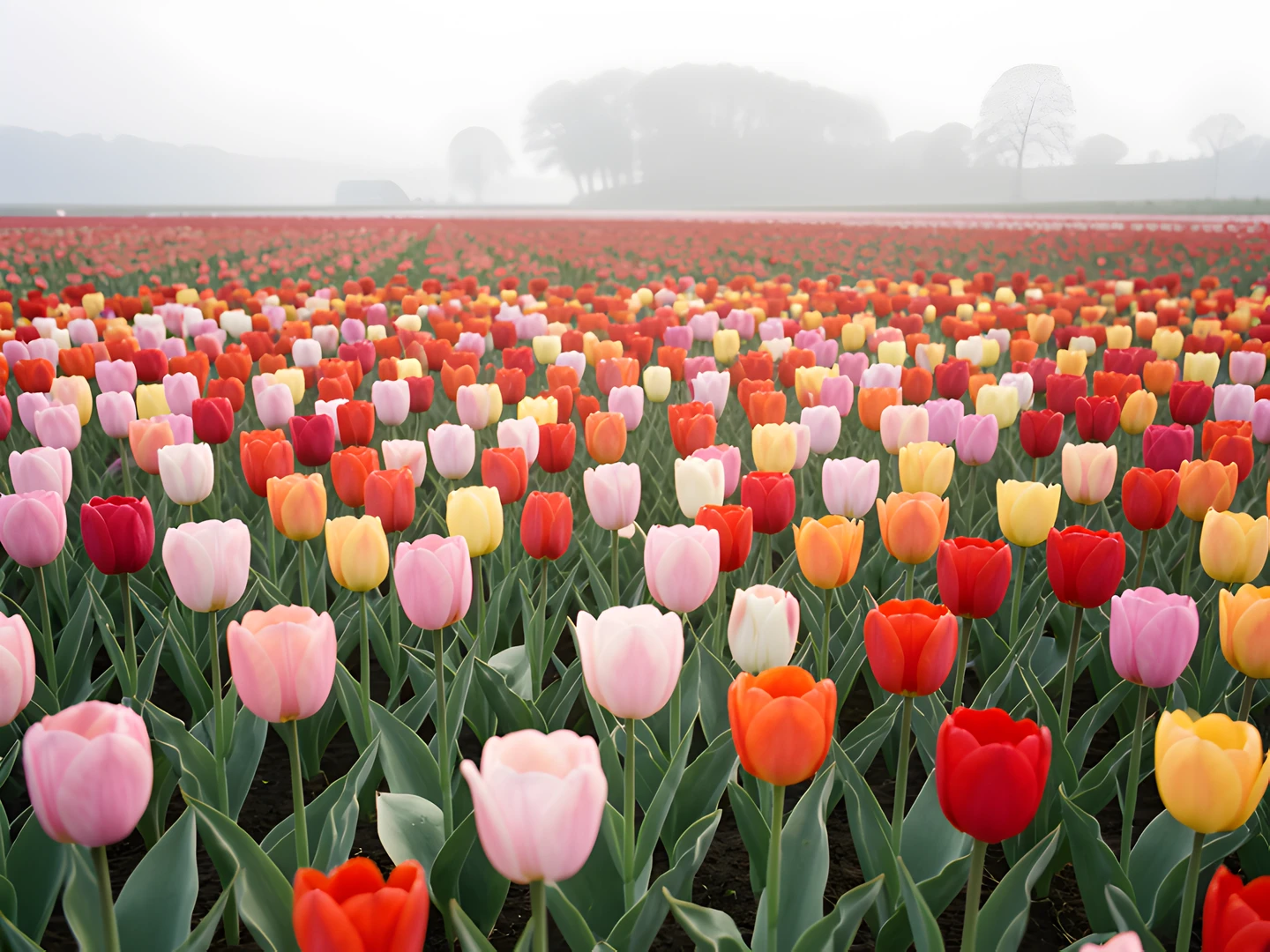 Soft Tulip Fields