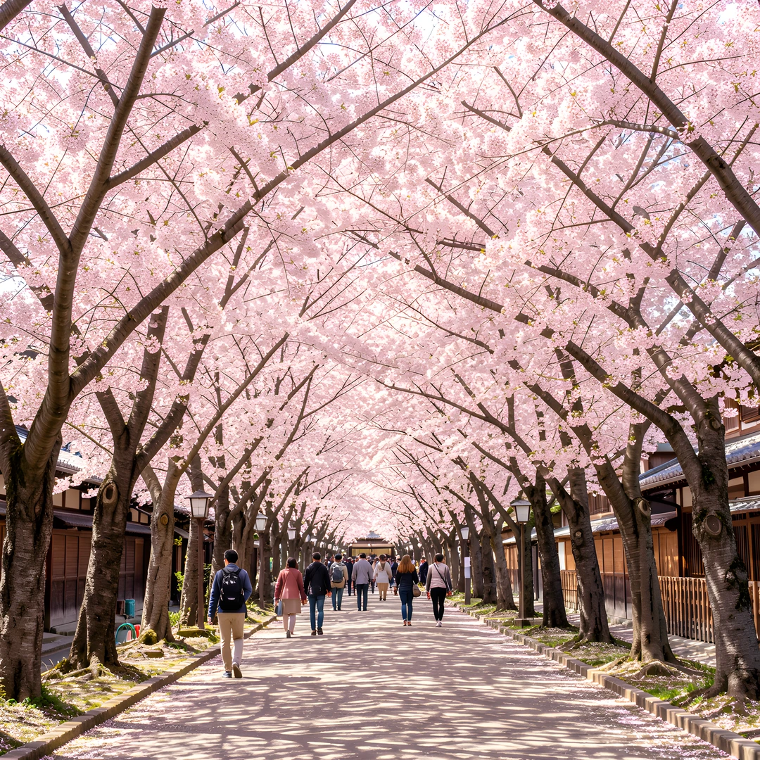 Cherry Blossom Tunnel