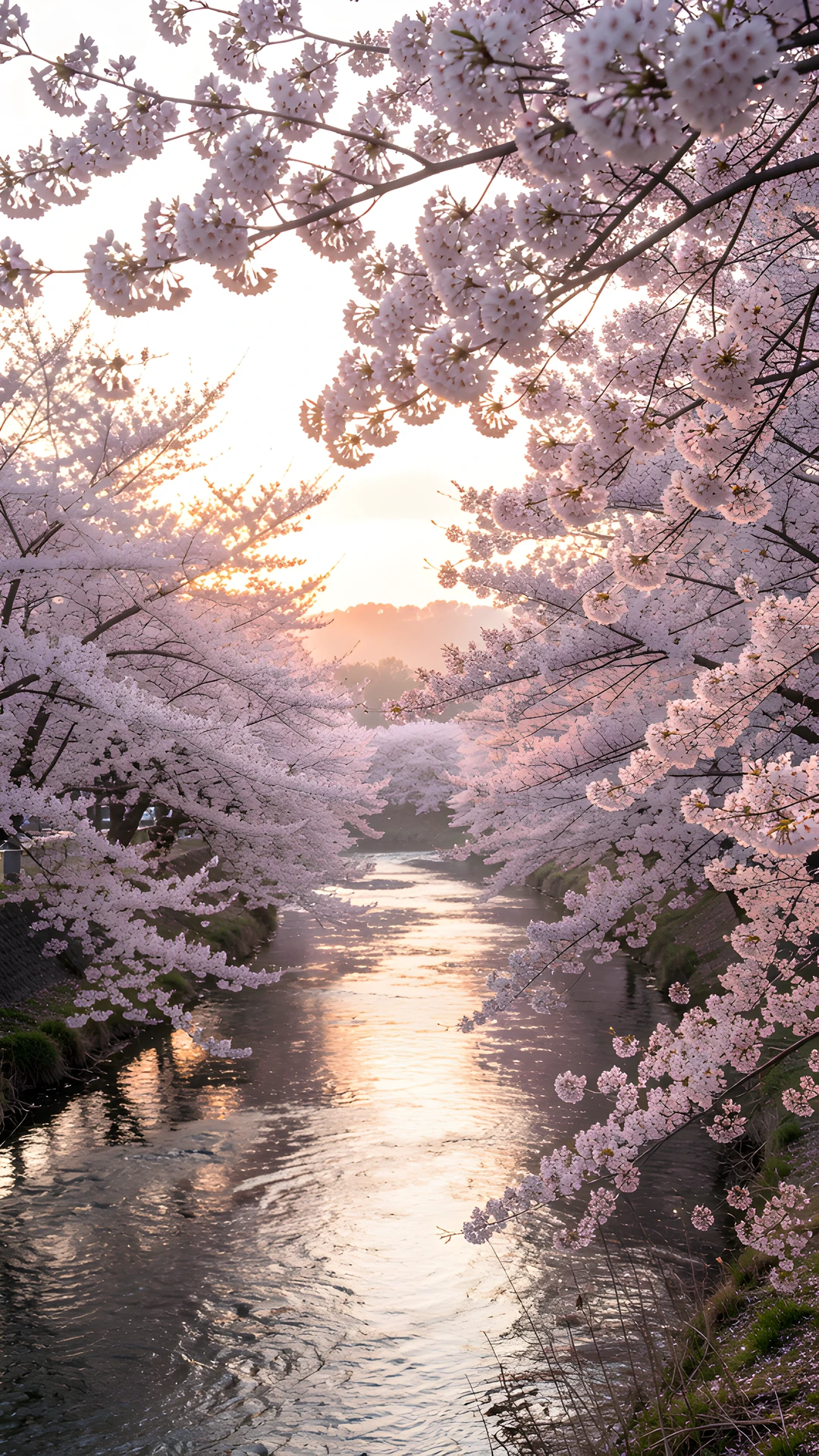 Cherry Blossom River
