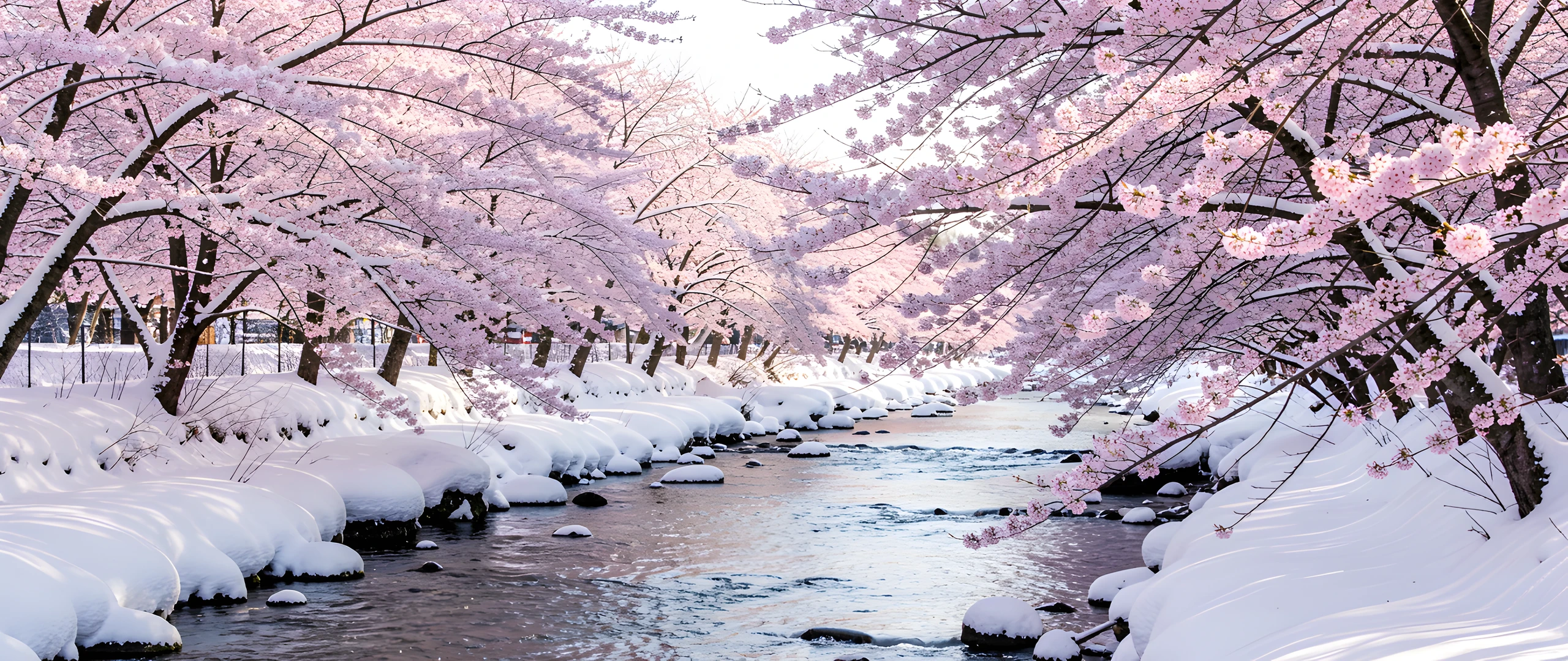 Cherry Blossom River