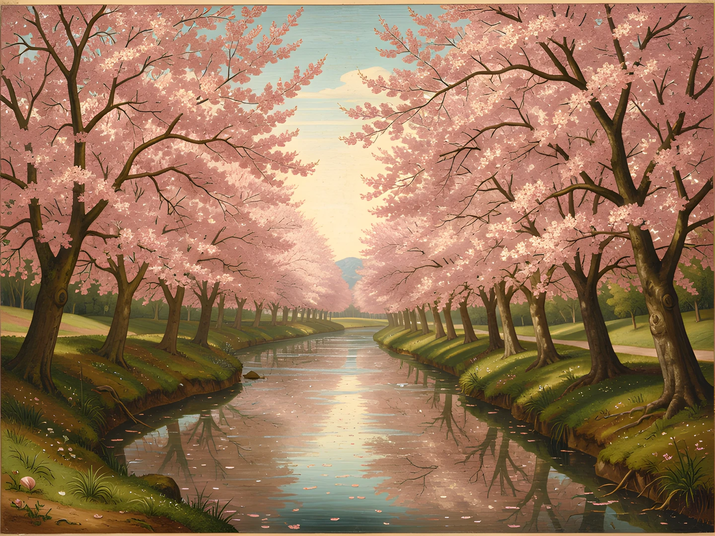 Cherry Blossom Garden