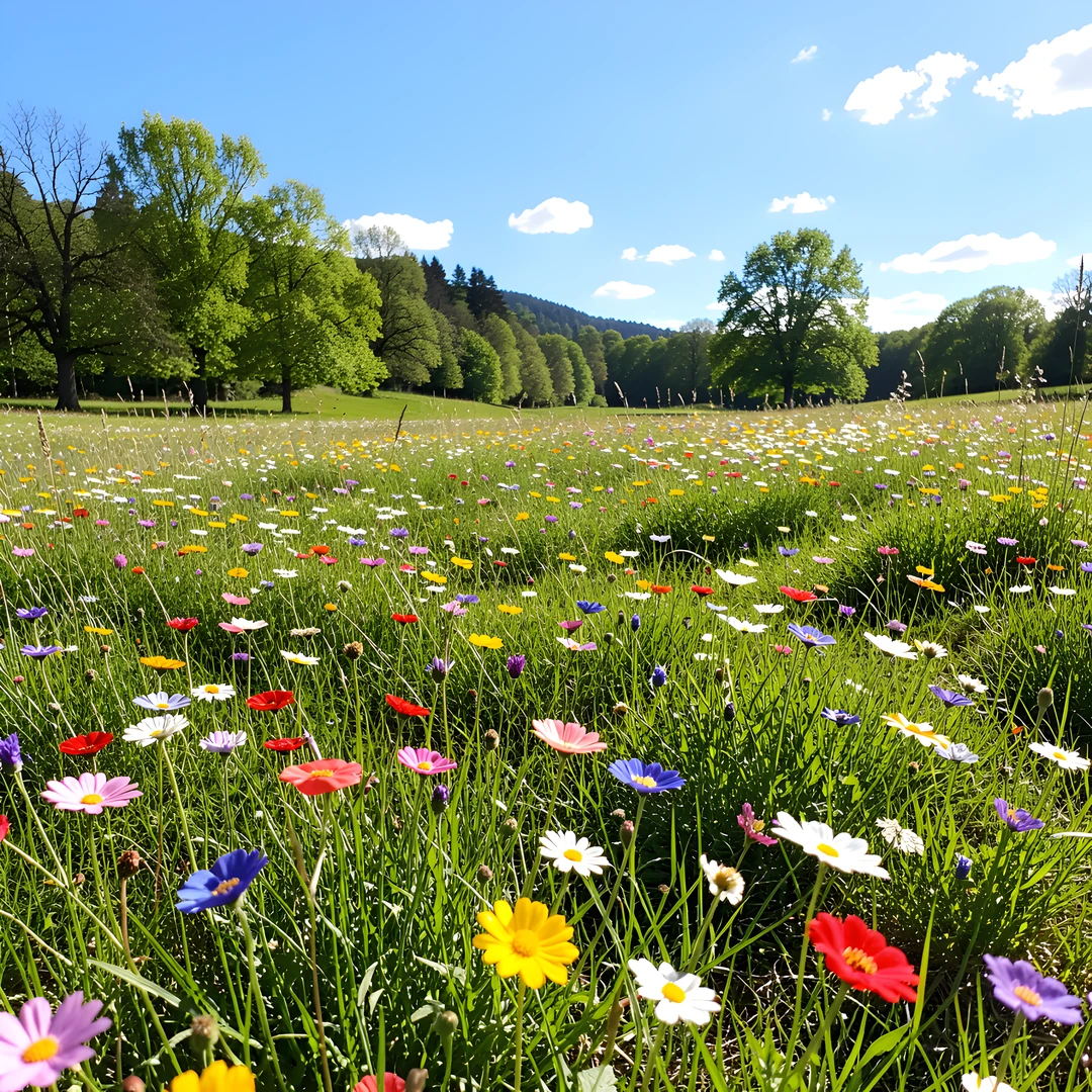 Blooming Green Meadow