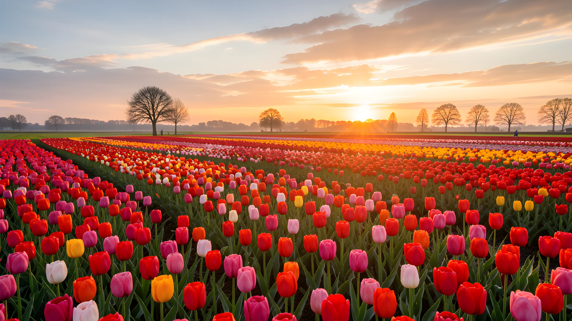 Tulip Field Bloom