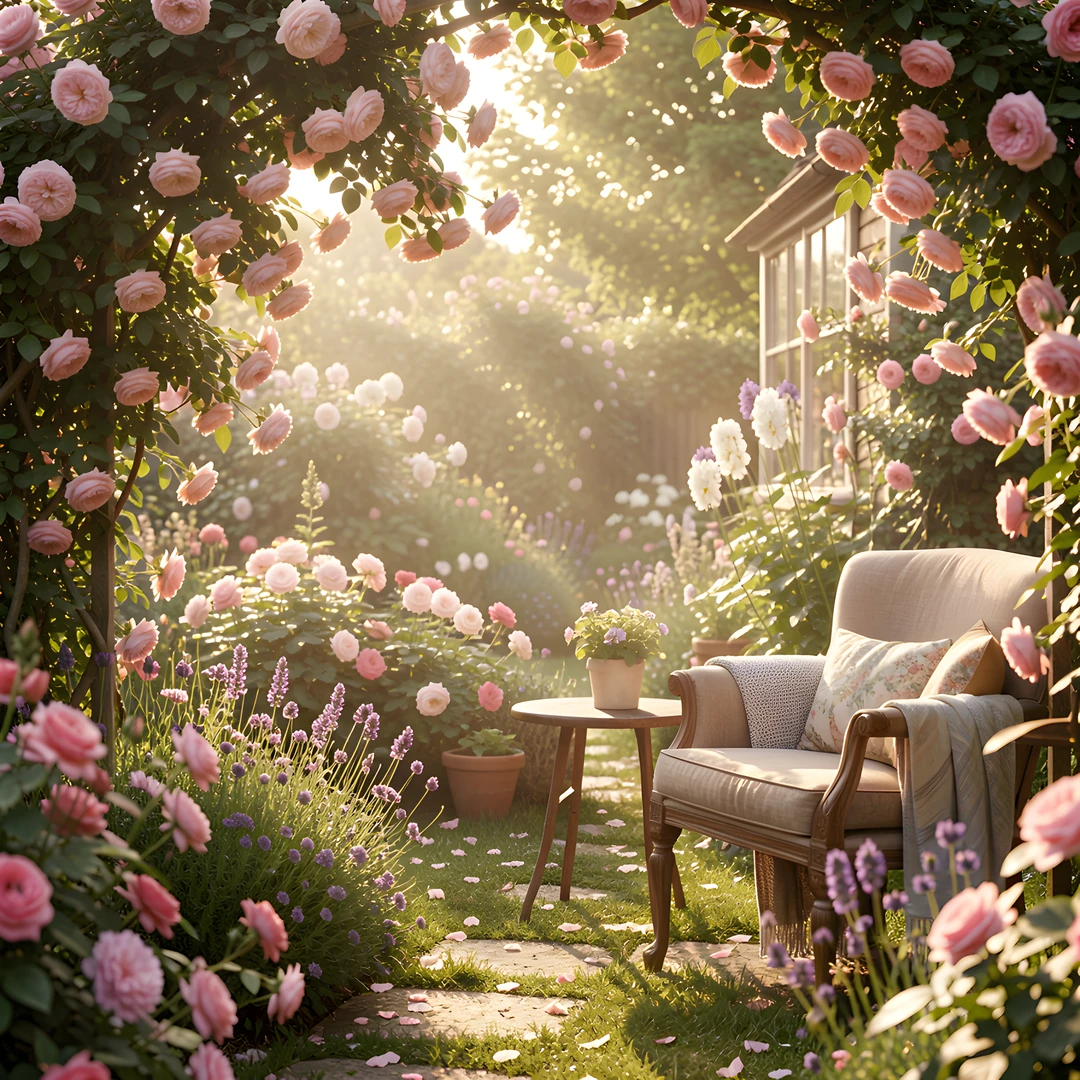 Morning Garden Bloom
