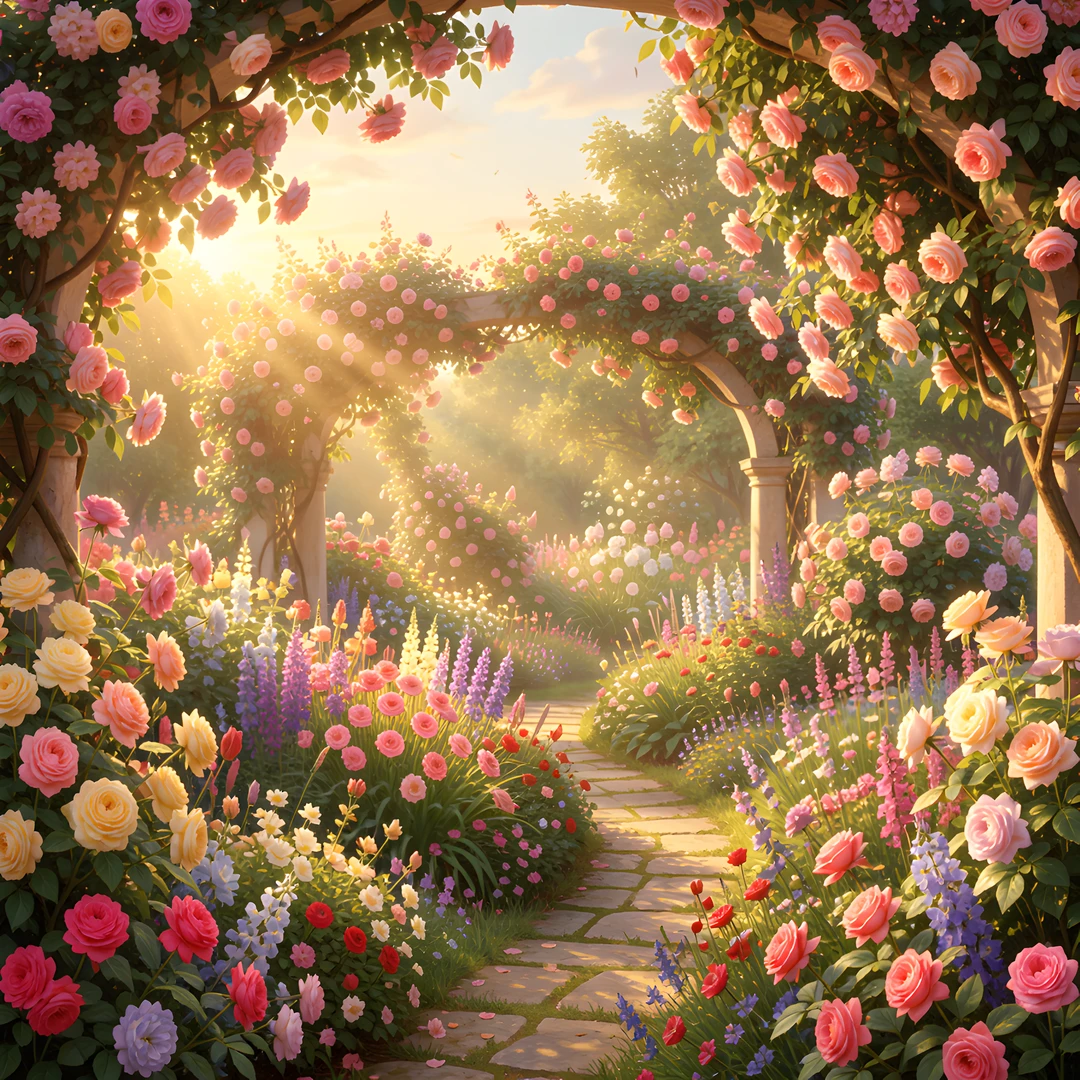 Garden Morning Bloom