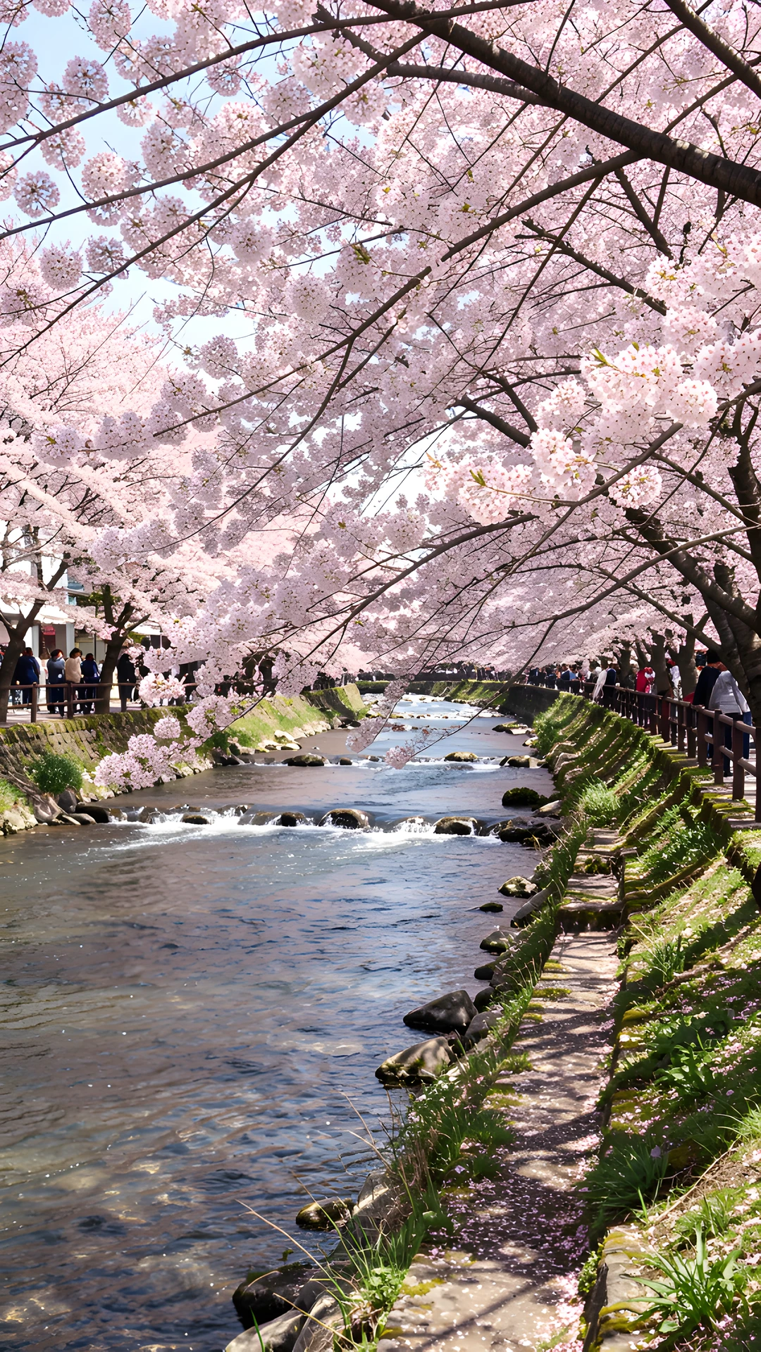 Cherry Blossom River