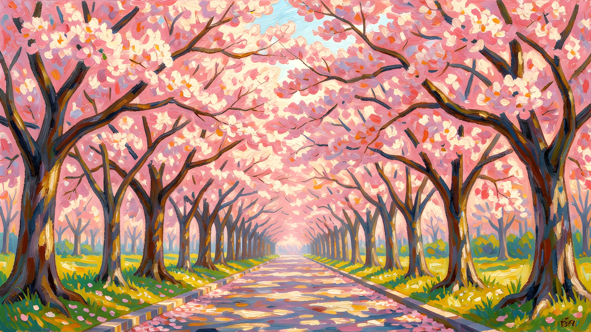 Cherry Blossom Tunnel