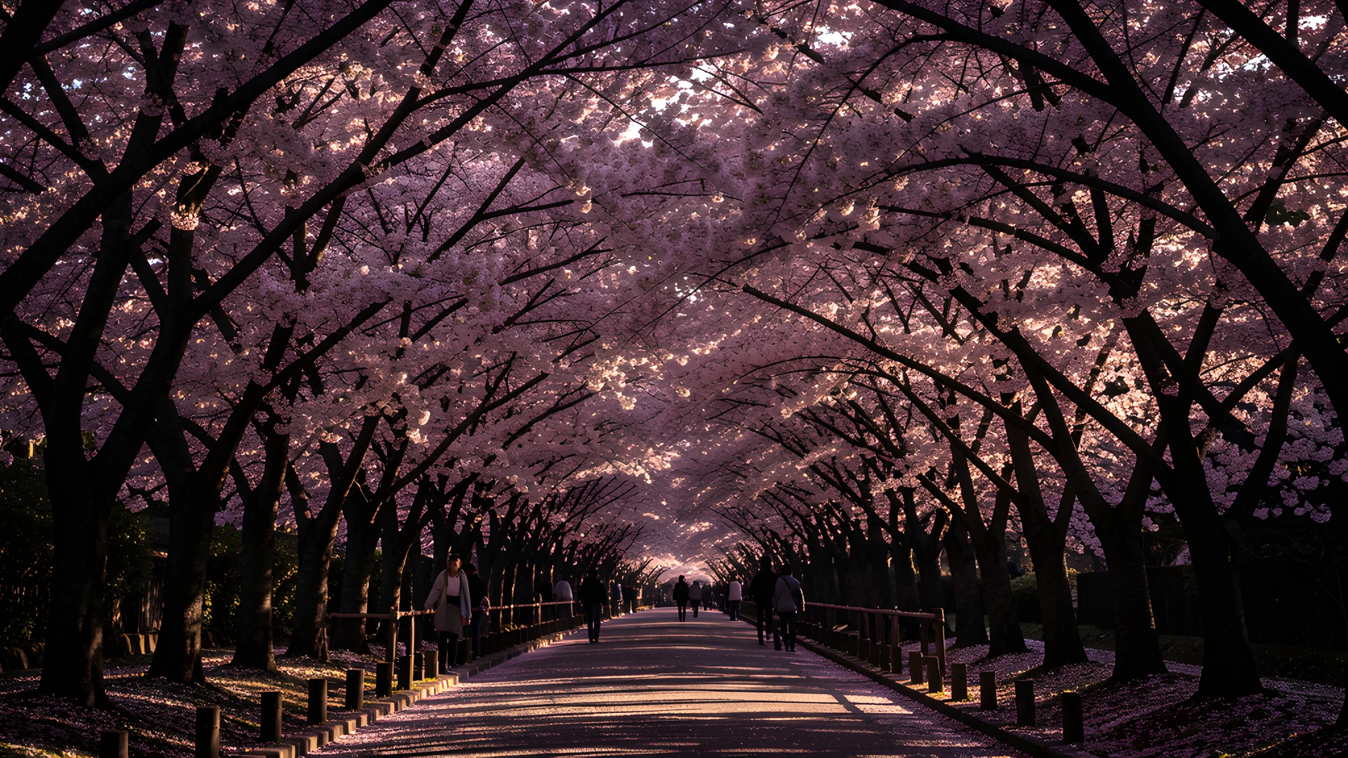 Cherry Blossom Tunnel