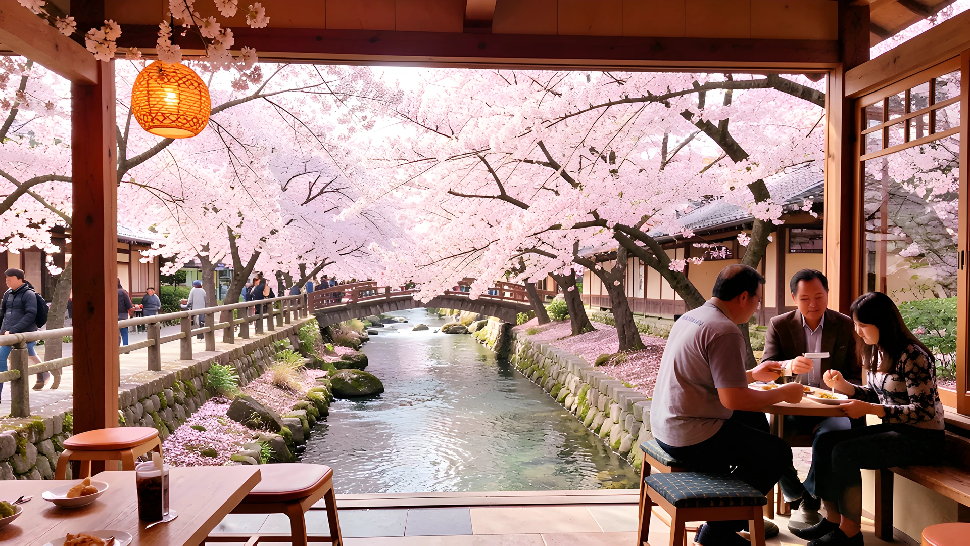 Cherry Blossom Garden