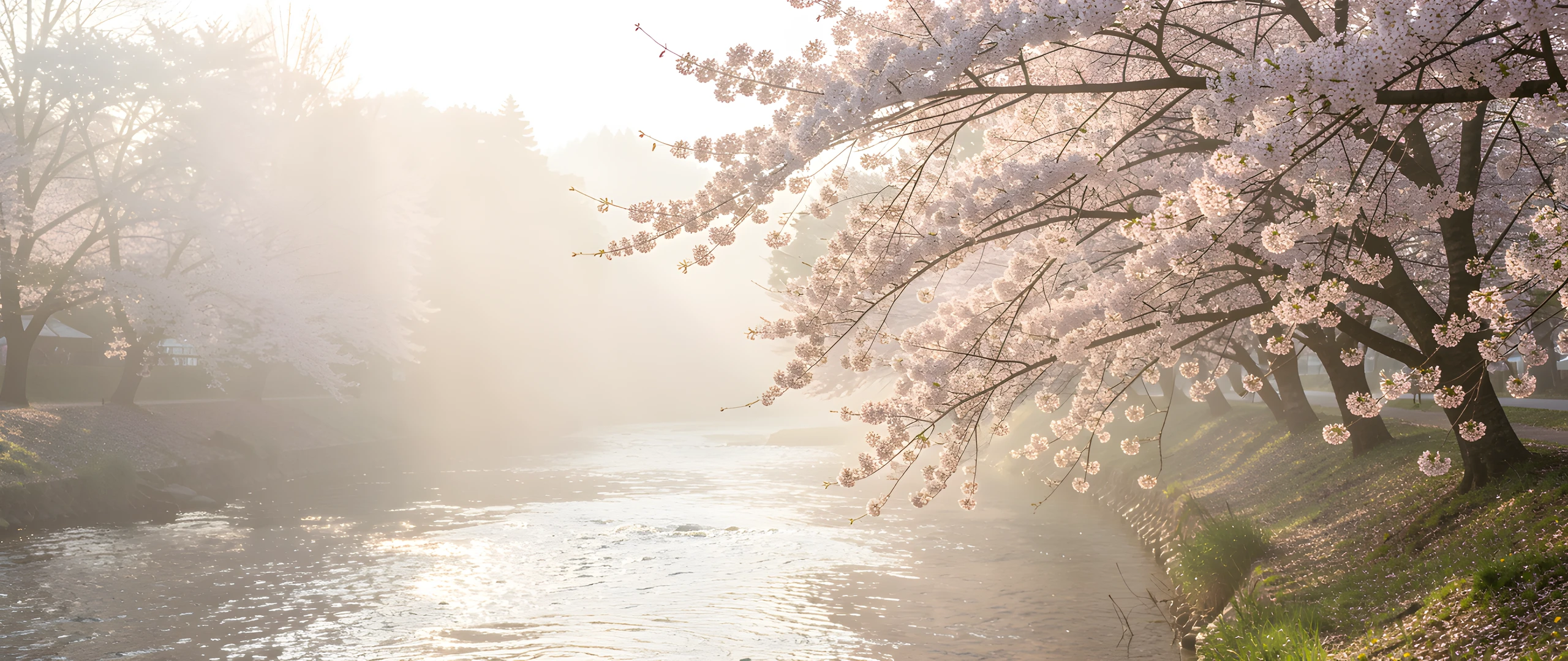 Cherry Blossom River