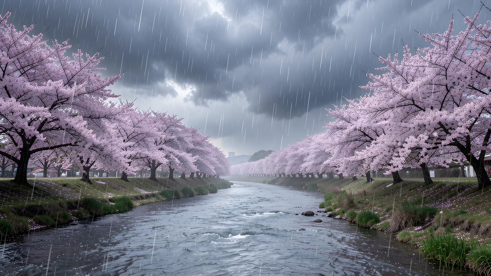 Cherry Blossom Storm