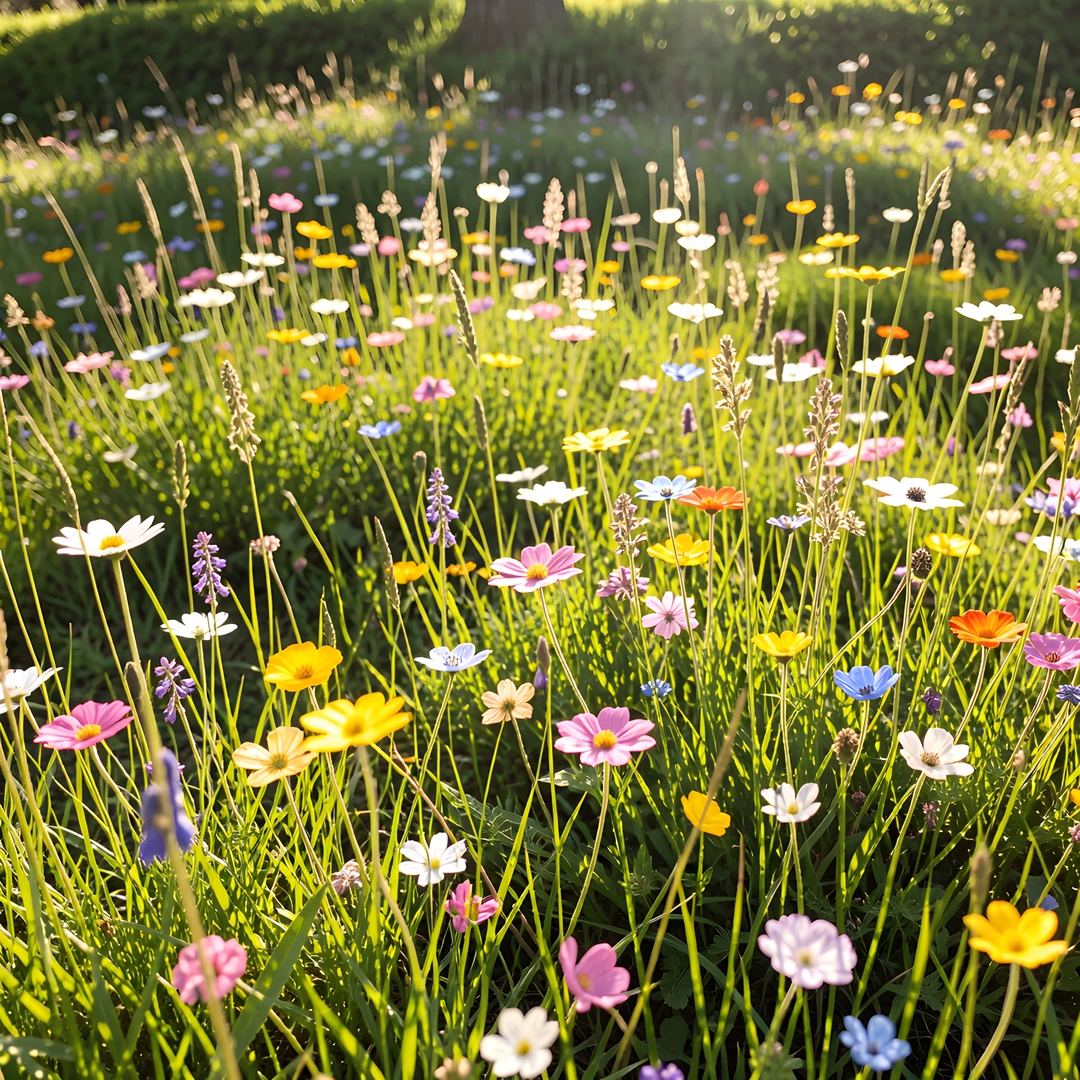 Vibrant Meadow Bloom