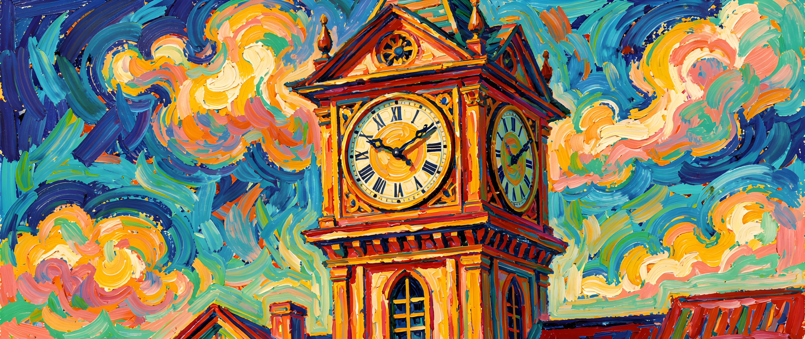 Impressionist Clock Tower