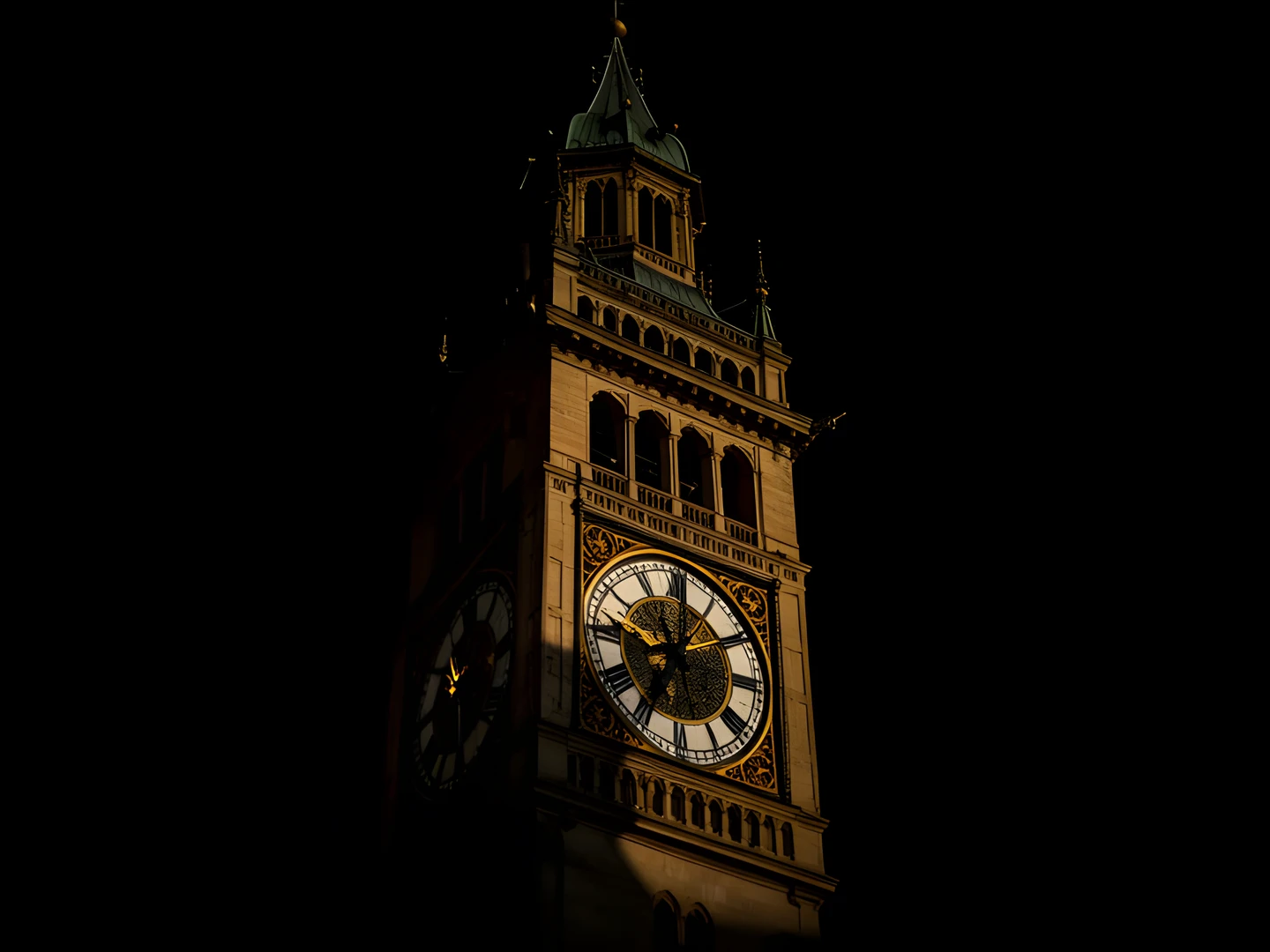 Shadows On Clock
