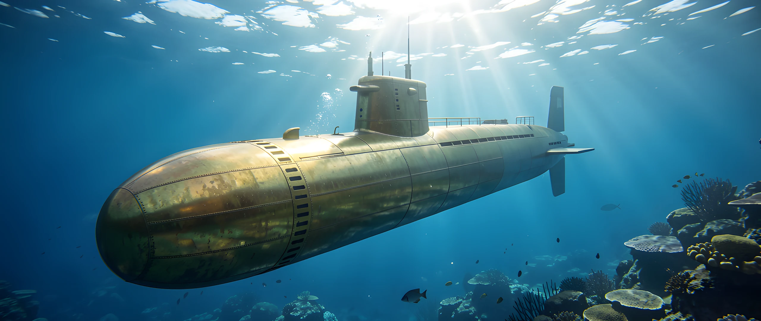 Sunlit Submarine Cove