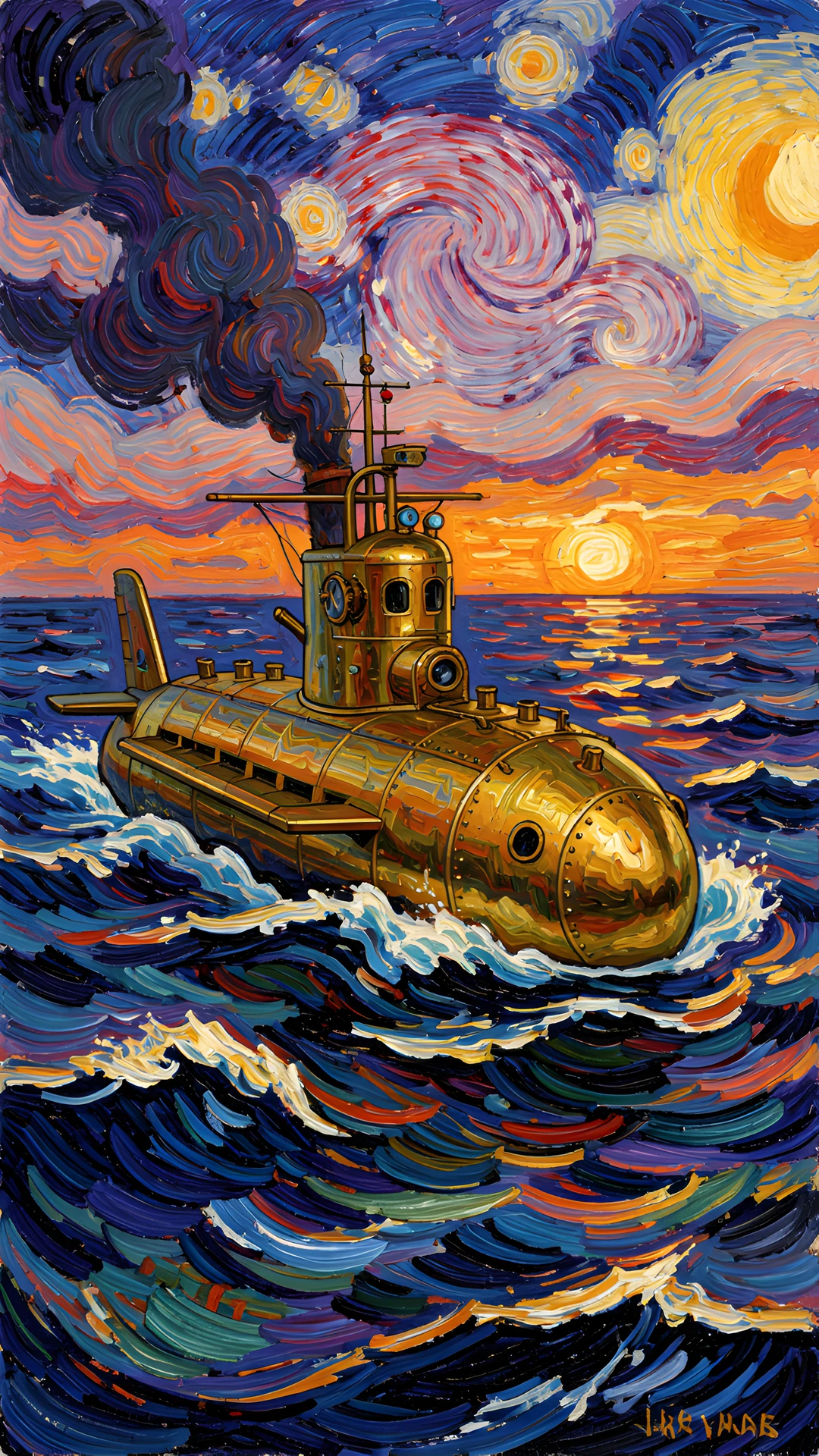 Submarine Sunset