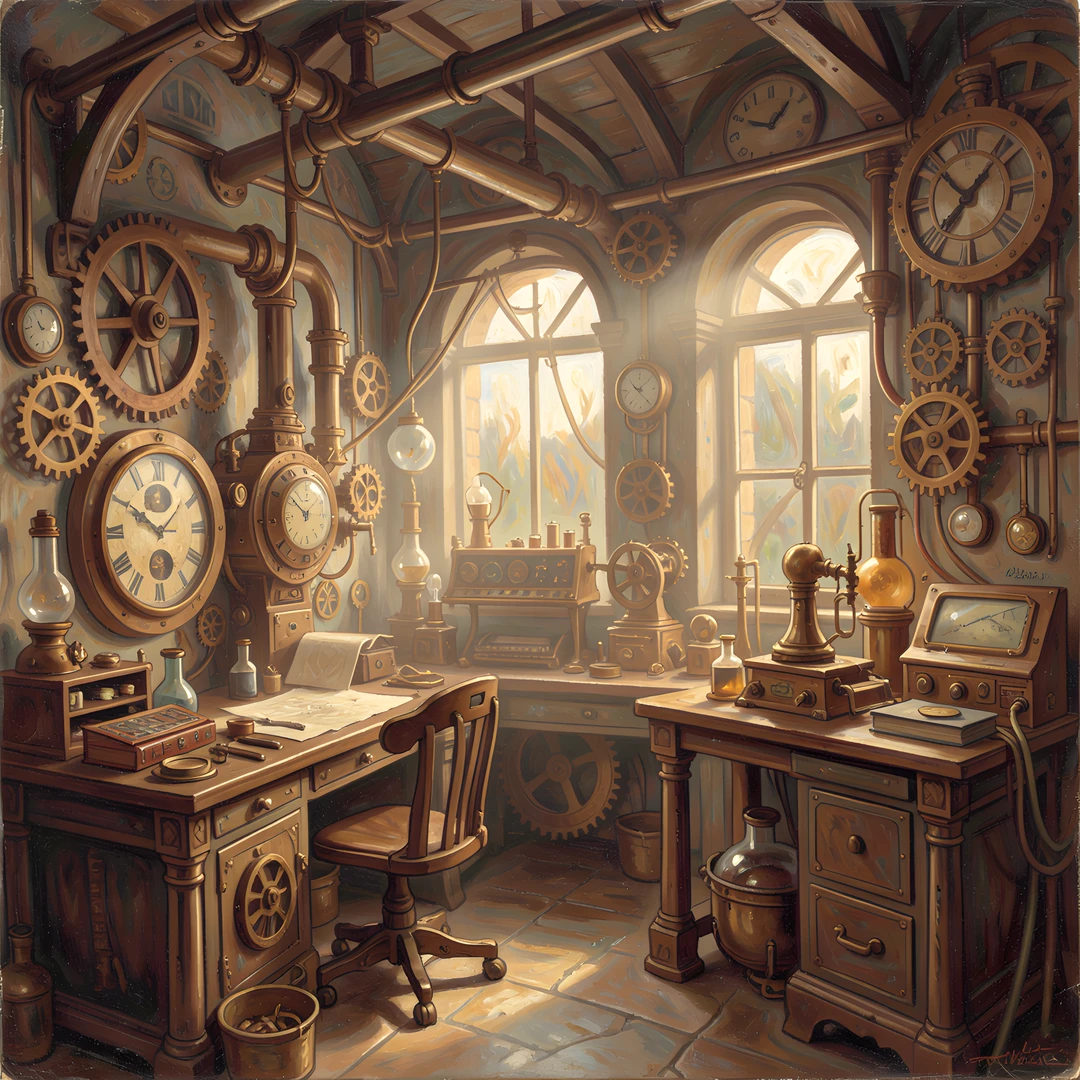 Soft Steampunk Glow