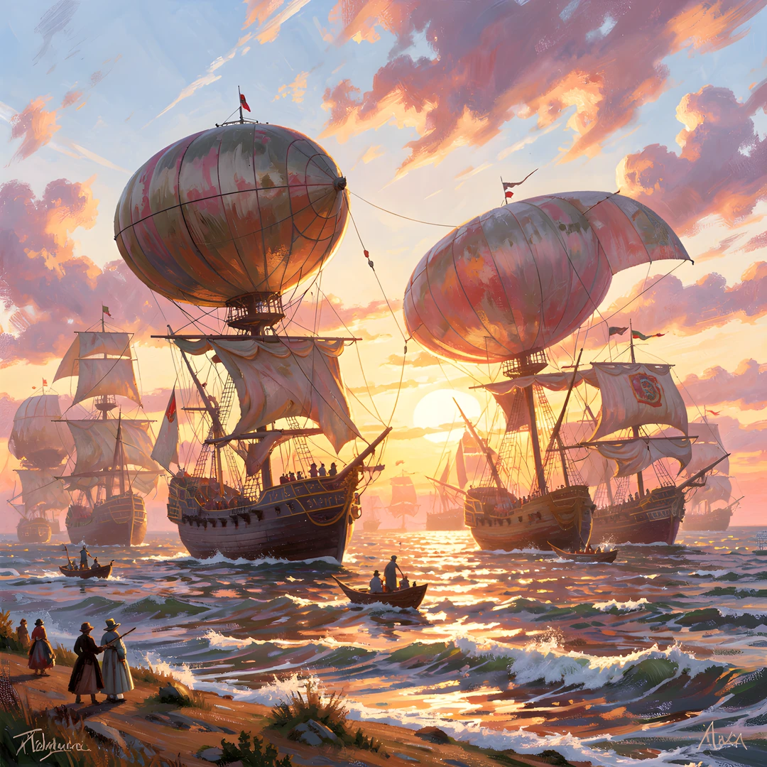 Airship Morning Glow