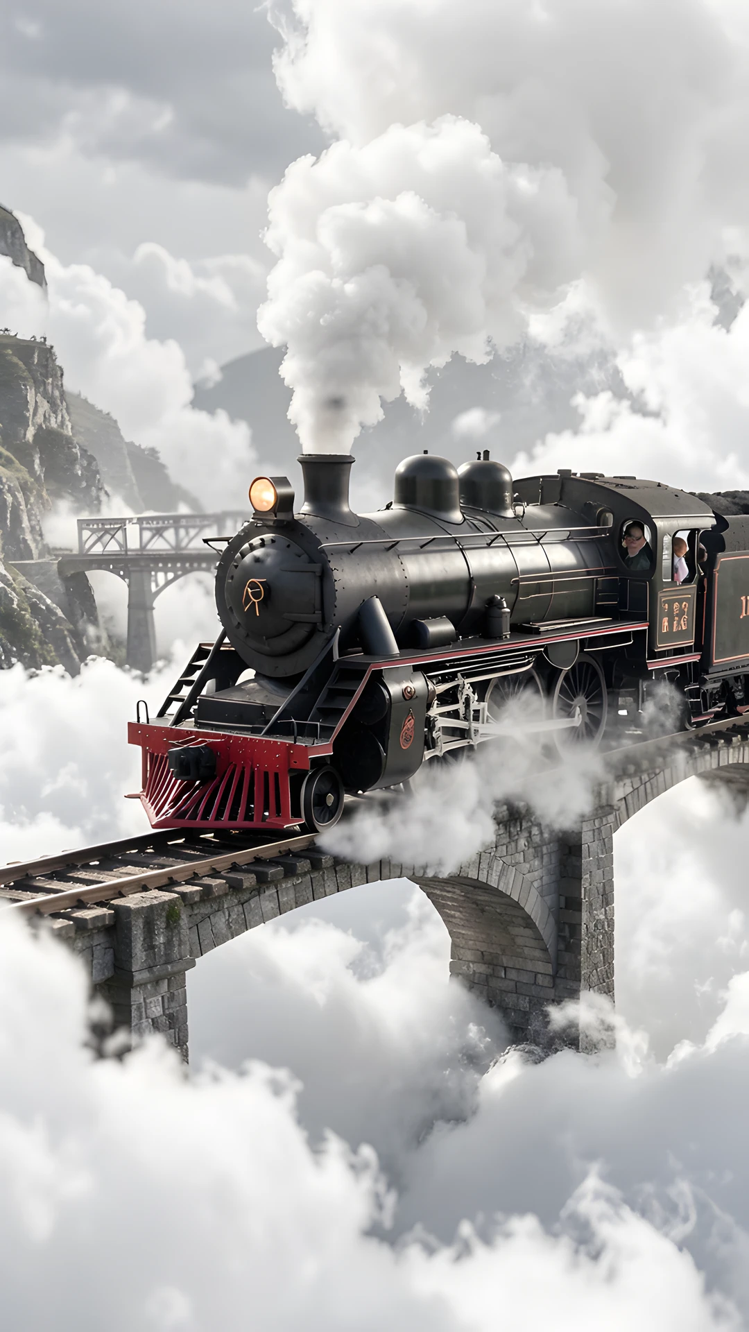 Steam Train Crossing
