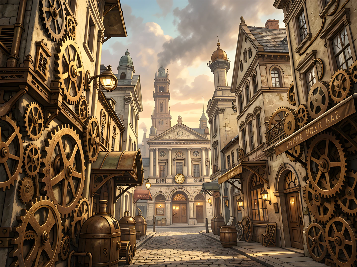 Clockwork Metropolis Fantasy