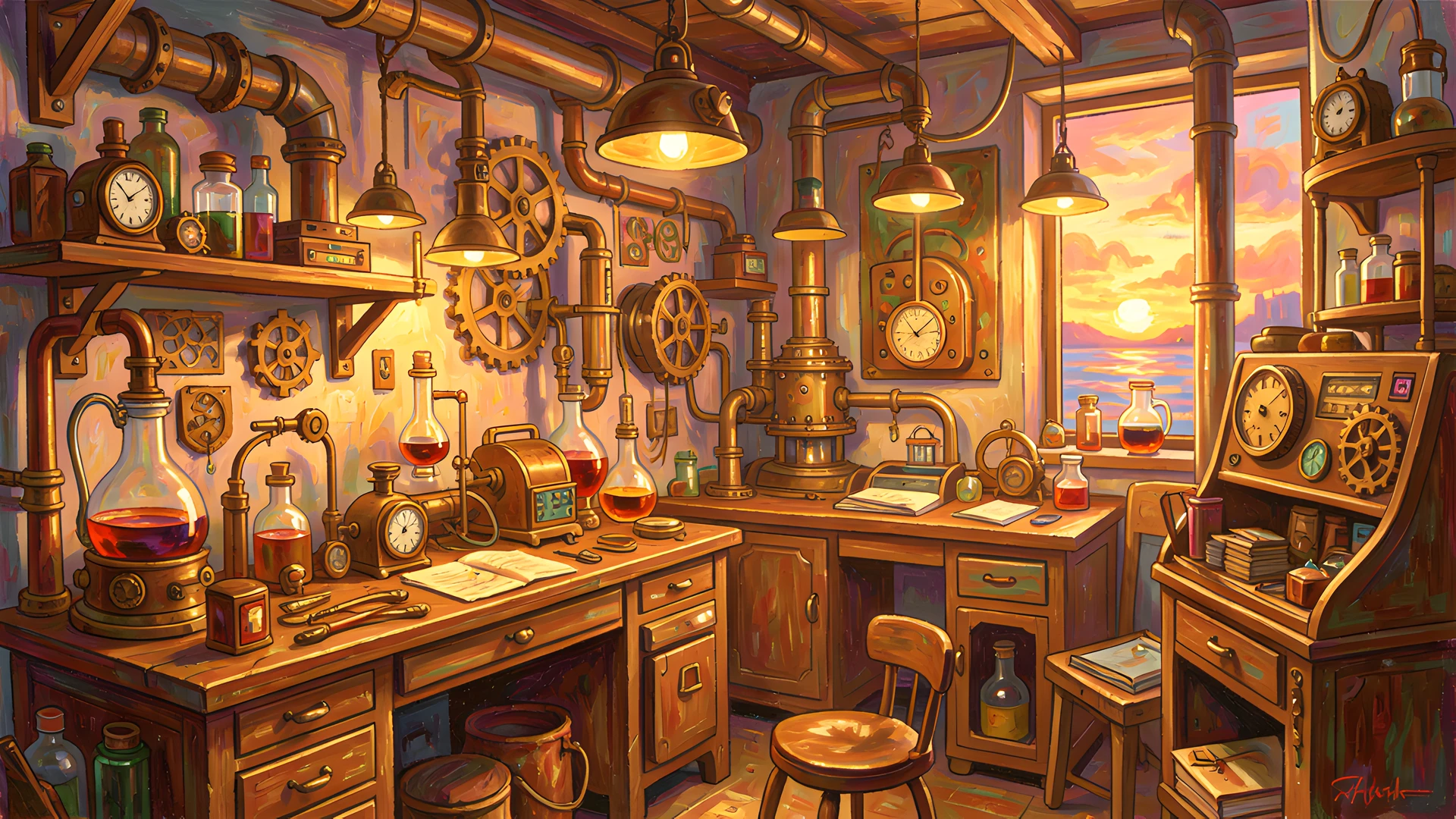 Steamy Art Studio