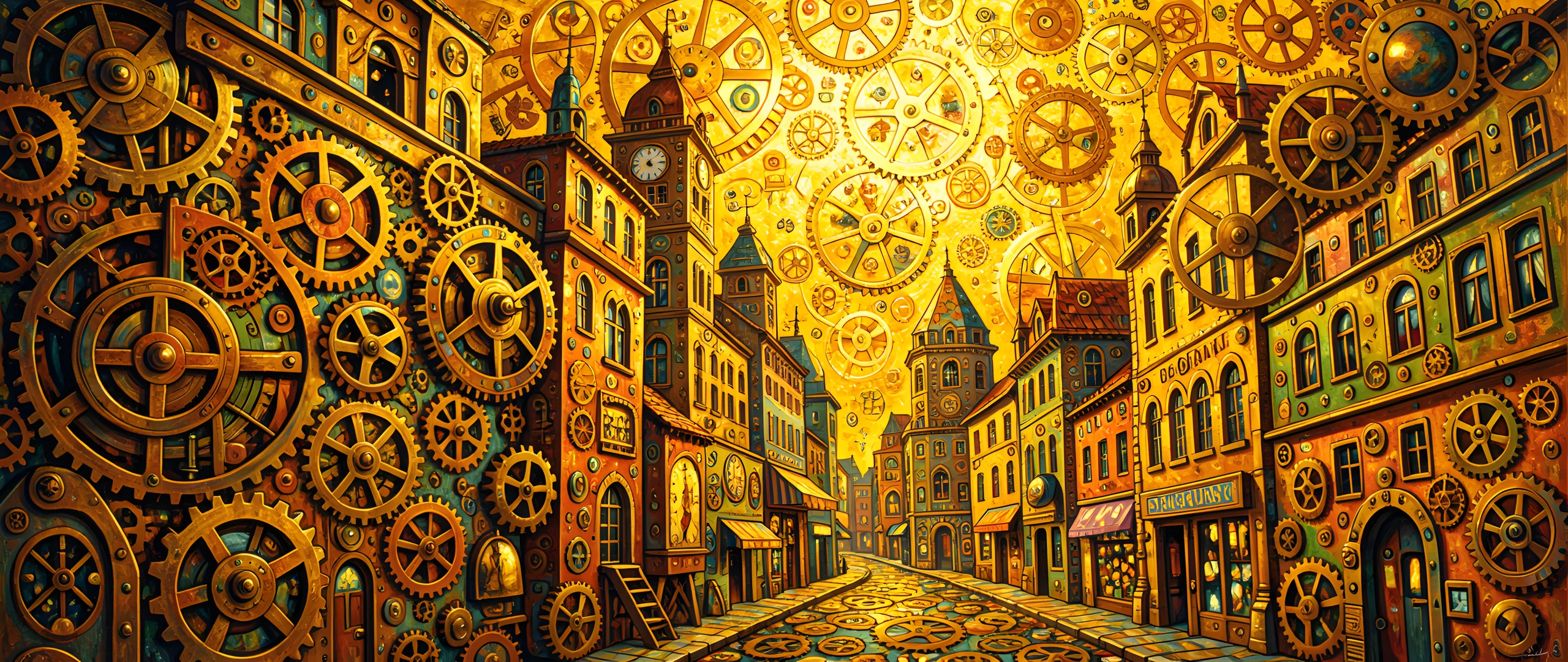 Steampunk Cityscape
