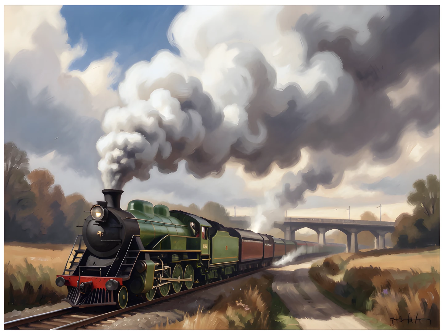 Steam Train Landscape