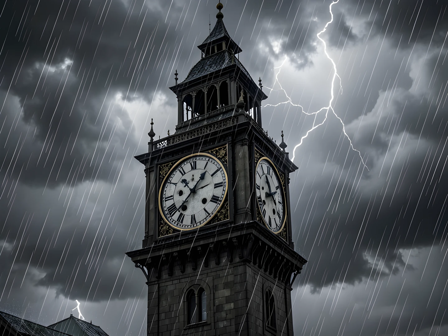 Stormy Clock Tower