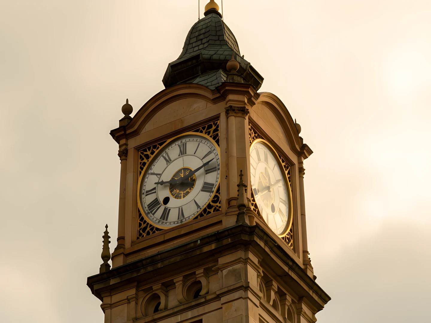 Industrial Clock Tower