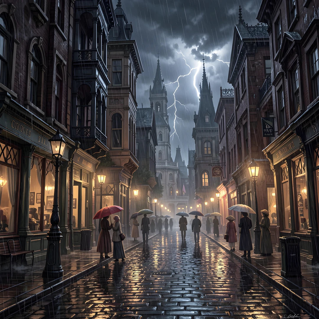 Steampunk Cityscape