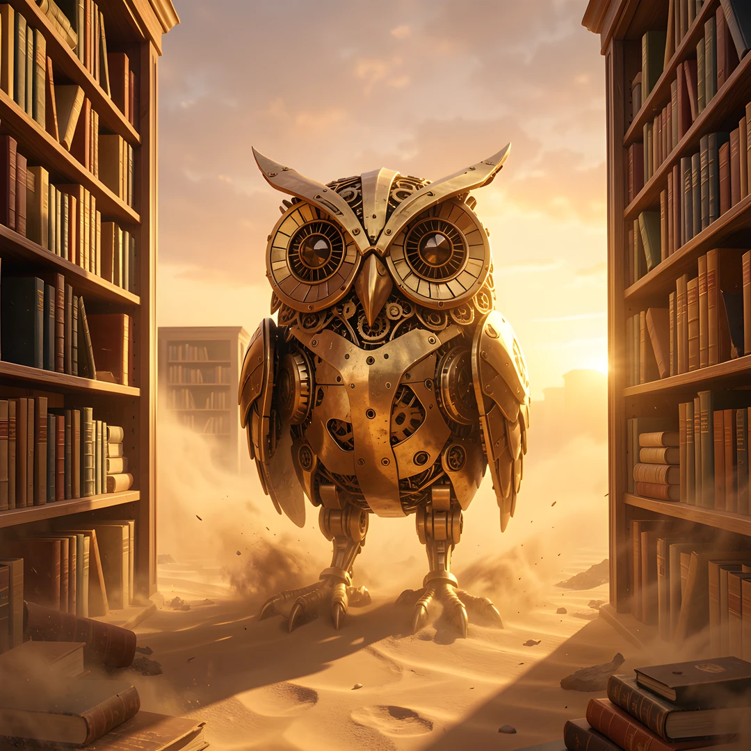 Mechanical Owl Clock