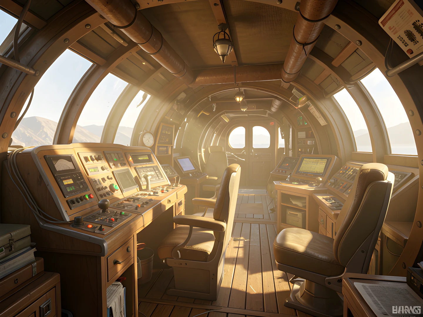 Vintage Aviator Room