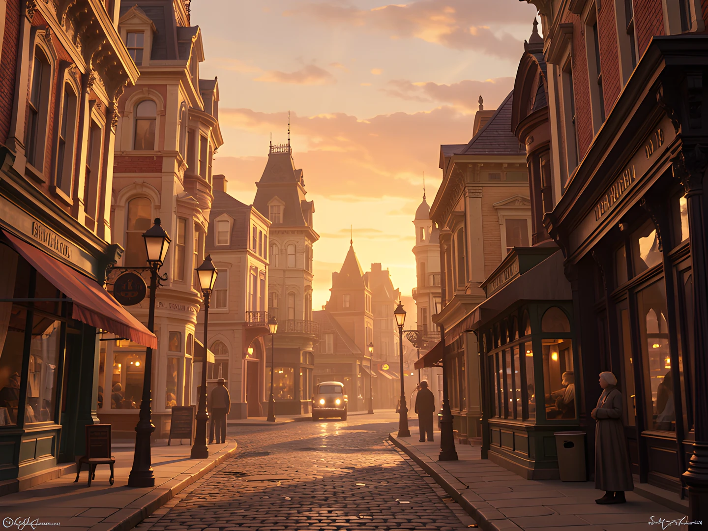 Steampunk Cityscape
